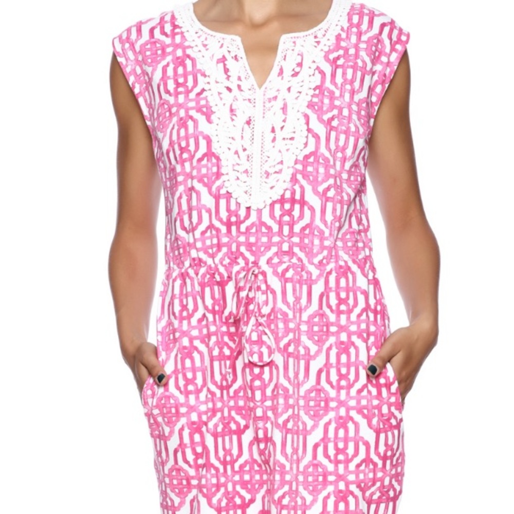 Mud Pie pink design dress